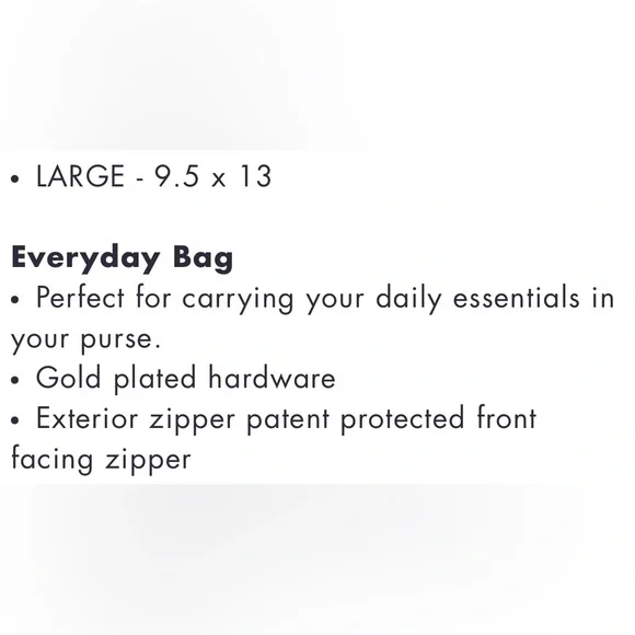 Makeup Junkie Large Sidekick Bag Shade of Onyx Silver Tassel Snakeskin Interior - Picture 11 of 11